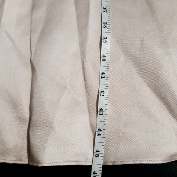 NEW Alfred Sung Spaghetti-Strap Satin Midi Dress Cameo/Blush‎ Pink Size 14 D799 - Picture 14 of 15